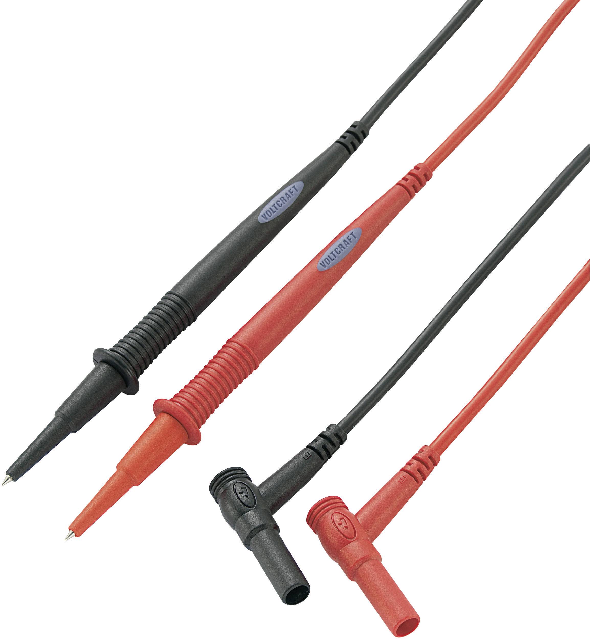Sicherheits-Messleitungs-Set  1.00 m Schwarz, Rot VOLTCRAFT MS-7