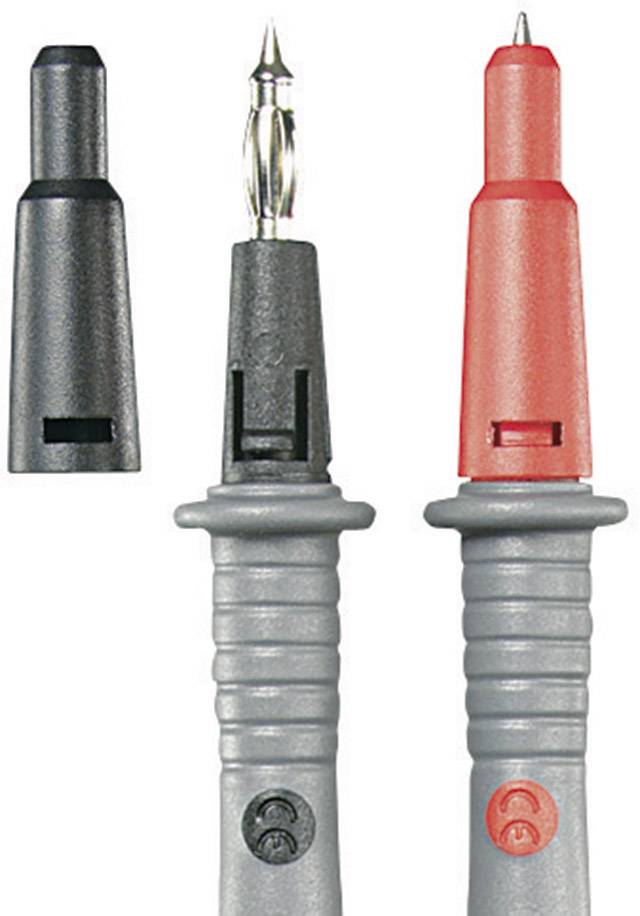 VOLTCRAFT Sicherheits-Messleitungs-Set 1.20m Schwarz, Rot MS-4P