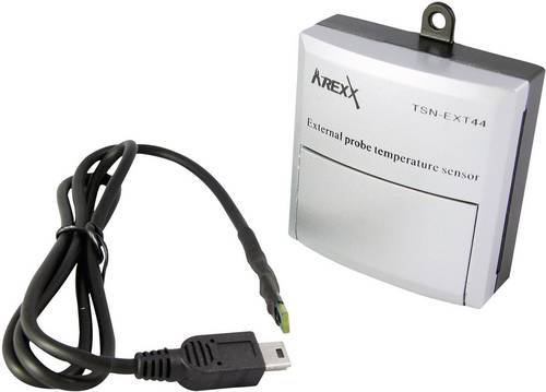 Arexx TSN-EXT44 Datenlogger-Sensor Messgröße Temperatur -30 bis +80°C