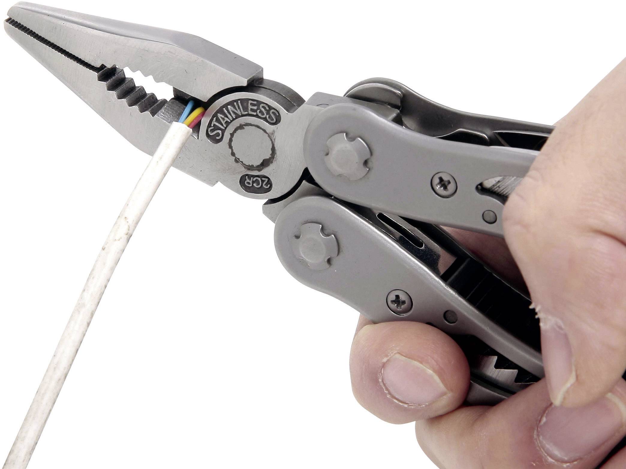 Basetech BT-2299054 Multitool Edelstahl