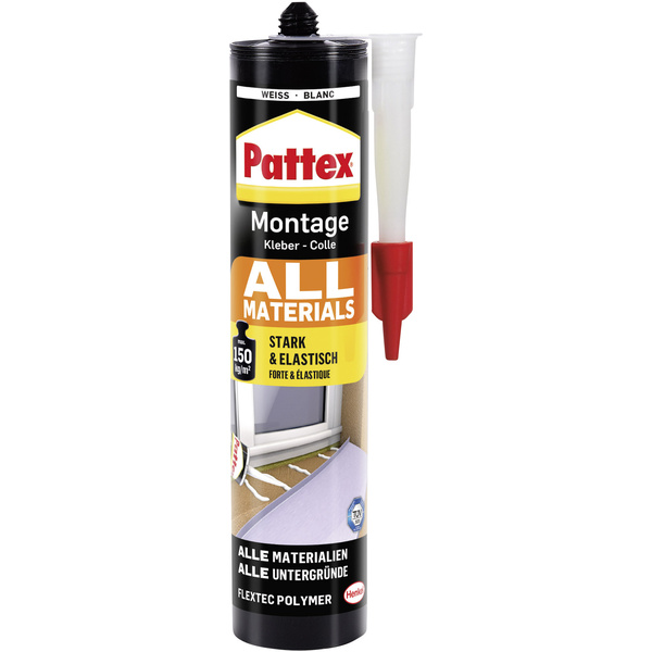 Colle de montage Pattex All Materials PXA45 Couleur blanc 450 g