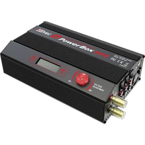 Hitec Powerbox 50A Modellbau-Netzteil regelbar 100 V/AC, 230 V/AC 50 A 1200 W