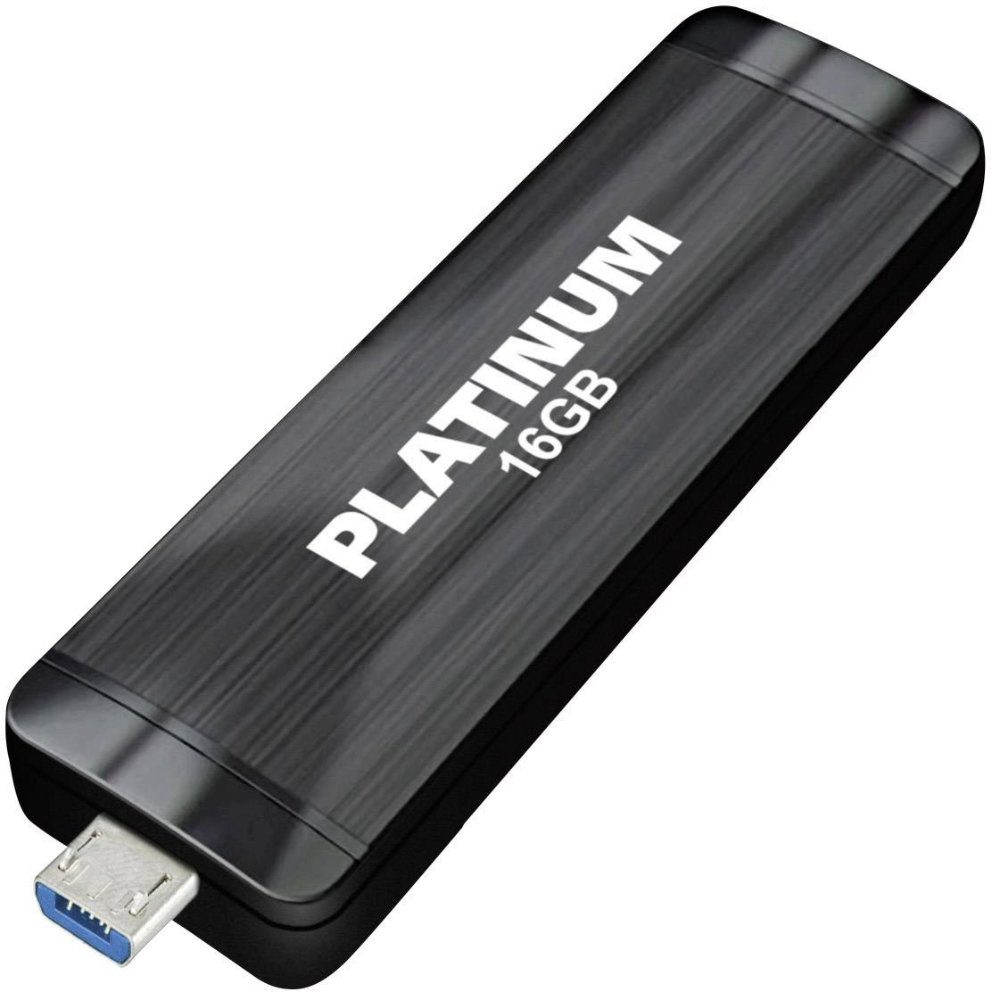PLATINUM USB-STICK 16G DOUBLE SLIDER 3.0