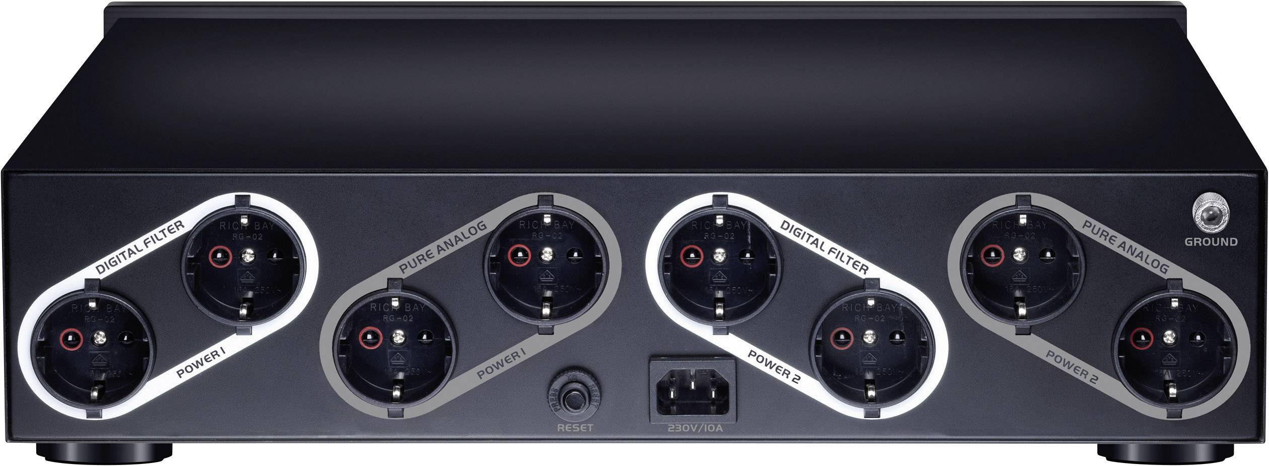 Oehlbach 13050 Steckdosenleiste 19 Zoll 8fach Schwarz 1St.