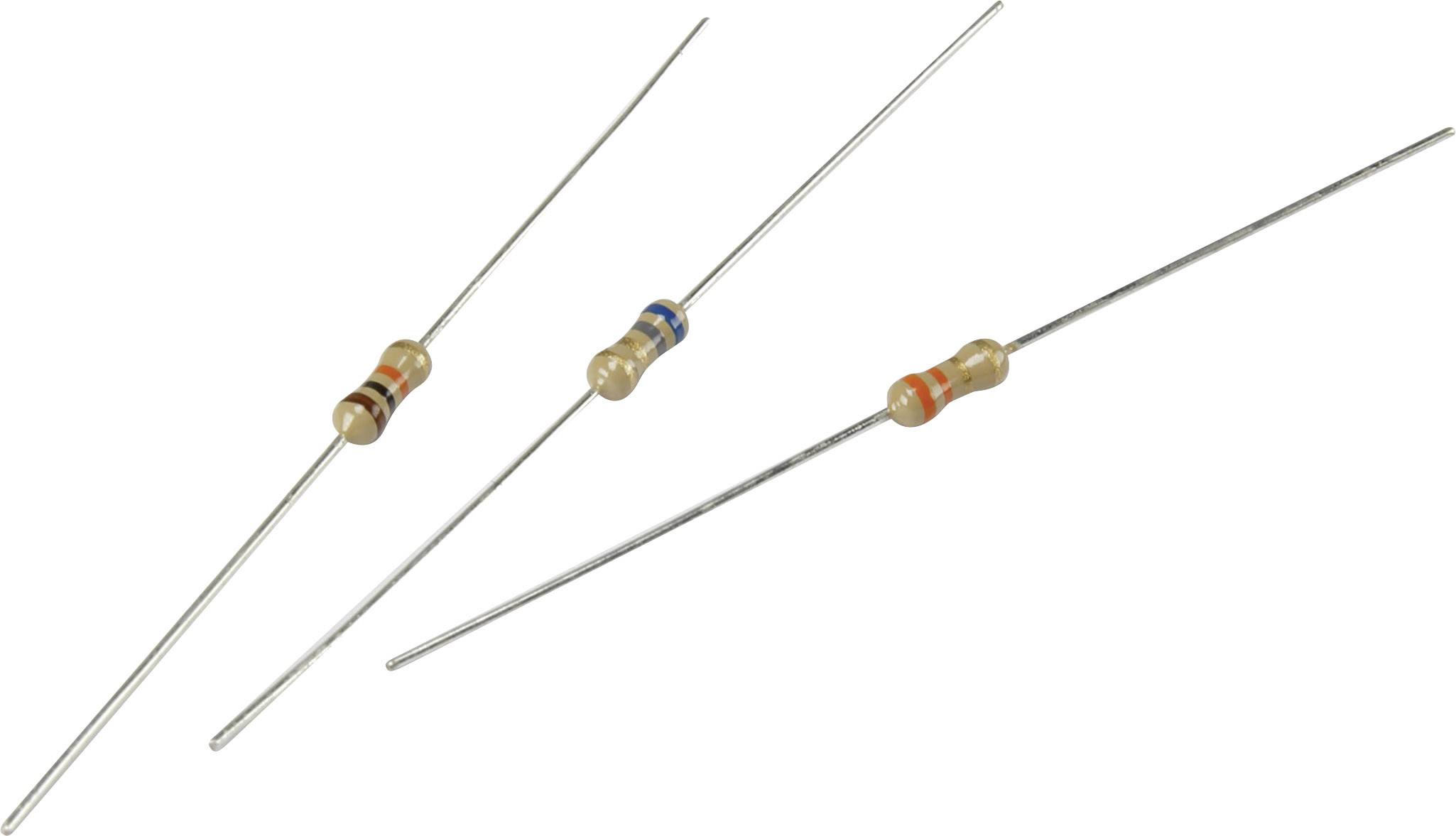 TRU Components 1584798 TC-CFR0W4J0270A20203 Kohleschicht-Widerstand 27Ω axial bedrahtet 0207 0.25W 5%
