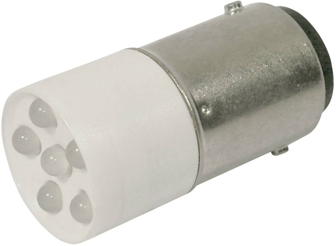 Ein runder, metallisch-weißer Bauteil mit sechs Kontaktpunkten auf der sichtbaren Seite. Nutzt man oft in elektronischen Geräten.