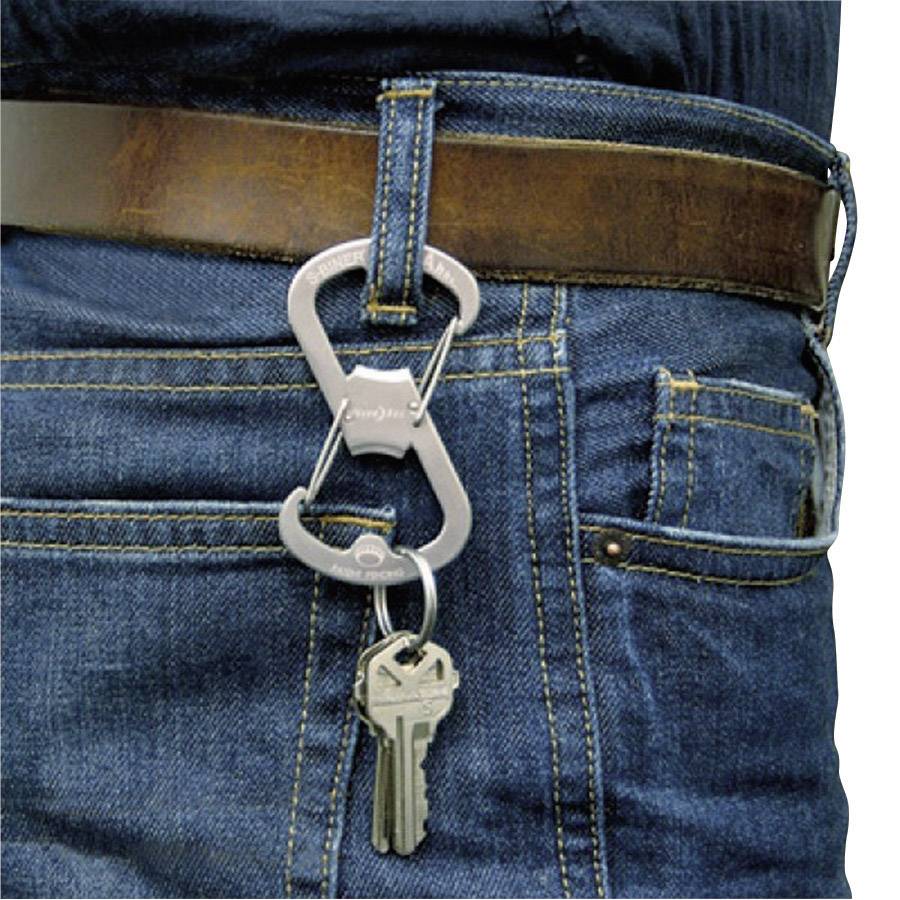 NITE Ize Schlüssel-Karabiner NI-SBO-03-11 S-Biner Ahhh Edelstahl 1St.