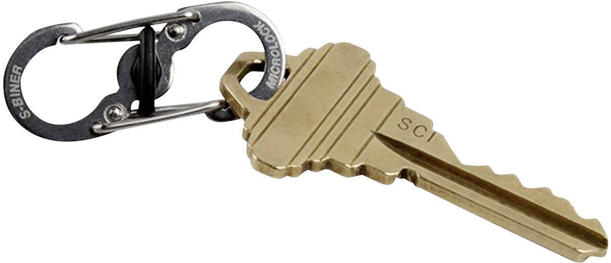NITE Ize Schlüssel-Karabiner NI-KLK-11-R3 KeyRack Locker Silber 1St.