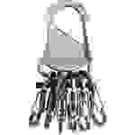 NITE Ize Schlüssel-Karabiner NI-KLK-11-R3 KeyRack Locker Silber 1St.