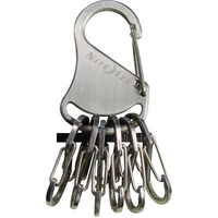 NITE Ize Schlüssel-Karabiner NI-KLK-11-R3 KeyRack Locker Silber 1St. NITE Ize Schlüssel-Karabiner NI-KLK-11-R3 KeyRack Locker Silber 1St.