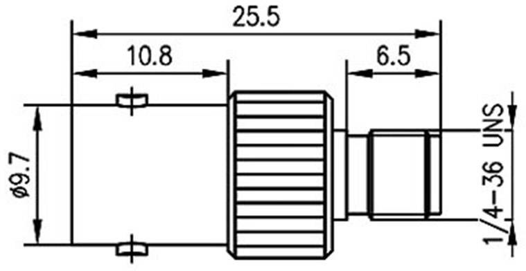 Telegärtner 100023639 100023639 BNC-Adapter BNC-Buchse - SMA-Buchse 1St.
