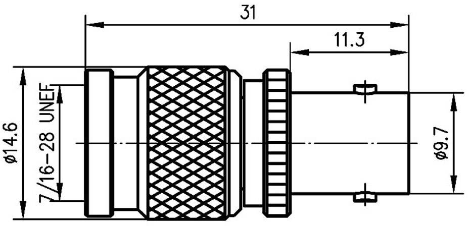 Telegärtner 100023875 100023875 BNC-Adapter BNC-Buchse - TNC-Stecker 1St.