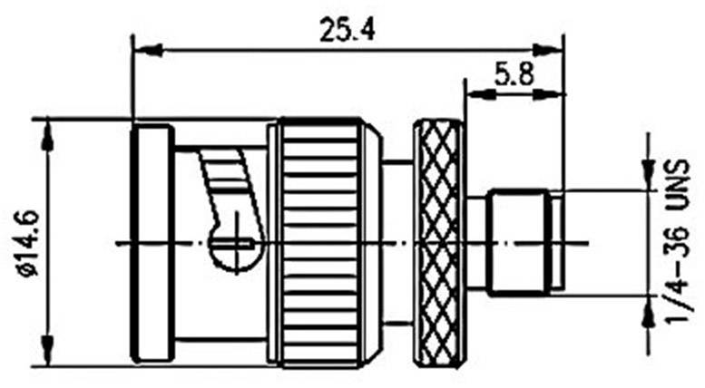 Telegärtner 100023637 100023637 BNC-Adapter BNC-Stecker - SMA-Buchse 1St.