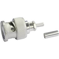 Telegärtner 100023342 100023342 BNC-Steckverbinder Stecker, gerade 50Ω 1St. Telegärtner 100023342 100023342 BNC-Steckverbinder Stecker, gerade 50Ω 1St.