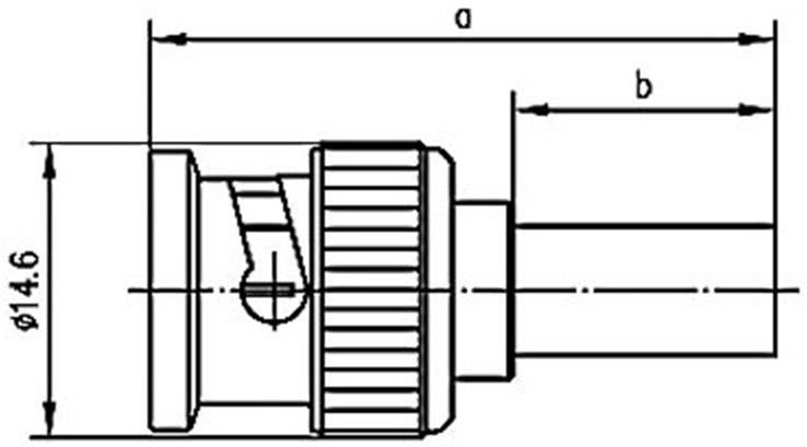 Telegärtner 100027510 100027510 BNC-Steckverbinder Stecker, gerade 75Ω 1St.