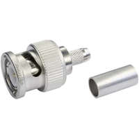 Telegärtner 100027491 100027491 BNC-Steckverbinder Stecker, gerade 75Ω 1St. Telegärtner 100027491 100027491 BNC-Steckverbinder Stecker, gerade 75Ω 1St.