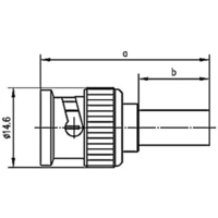 Telegärtner 100027491 100027491 BNC-Steckverbinder Stecker, gerade 75Ω 1St. Telegärtner 100027491 100027491 BNC-Steckverbinder Stecker, gerade 75Ω 1St.