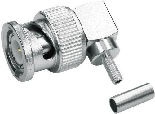 Telegärtner 100023339 100023339 BNC-Steckverbinder Stecker, gewinkelt 50 Ω 1 St.