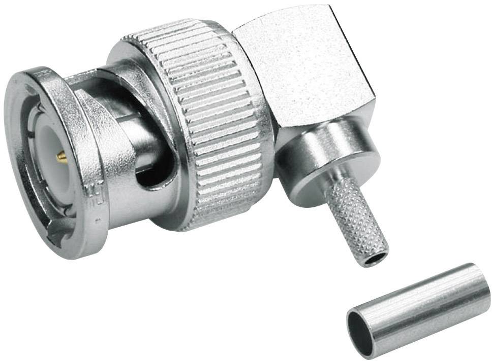 Telegärtner 100023339 100023339 BNC-Steckverbinder Stecker, gewinkelt 50 Ω 1 St.
