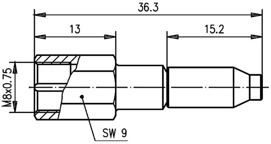 Telegärtner 100027725 100027725 FME-Steckverbinder Stecker, gerade 50Ω 1St.