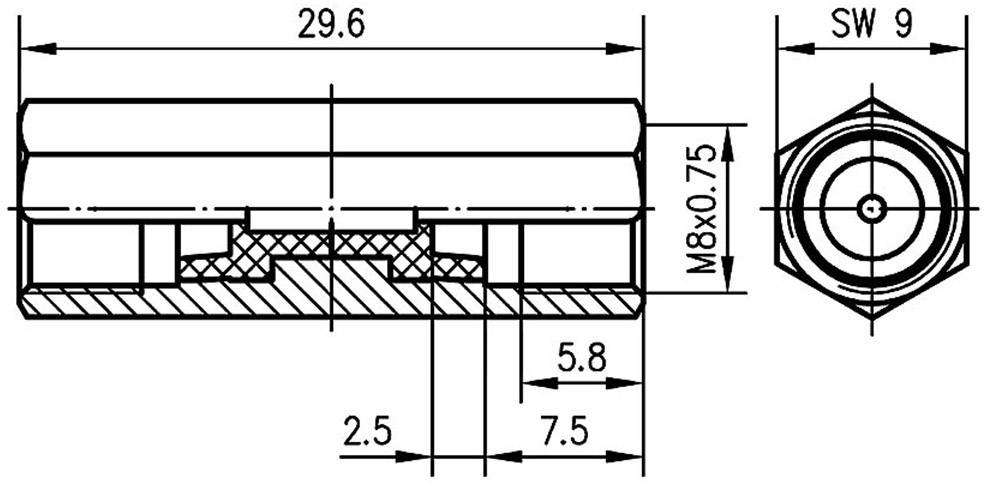Telegärtner 100025657 100025657 FME-Adapter FME-Stecker - FME-Stecker 1St.