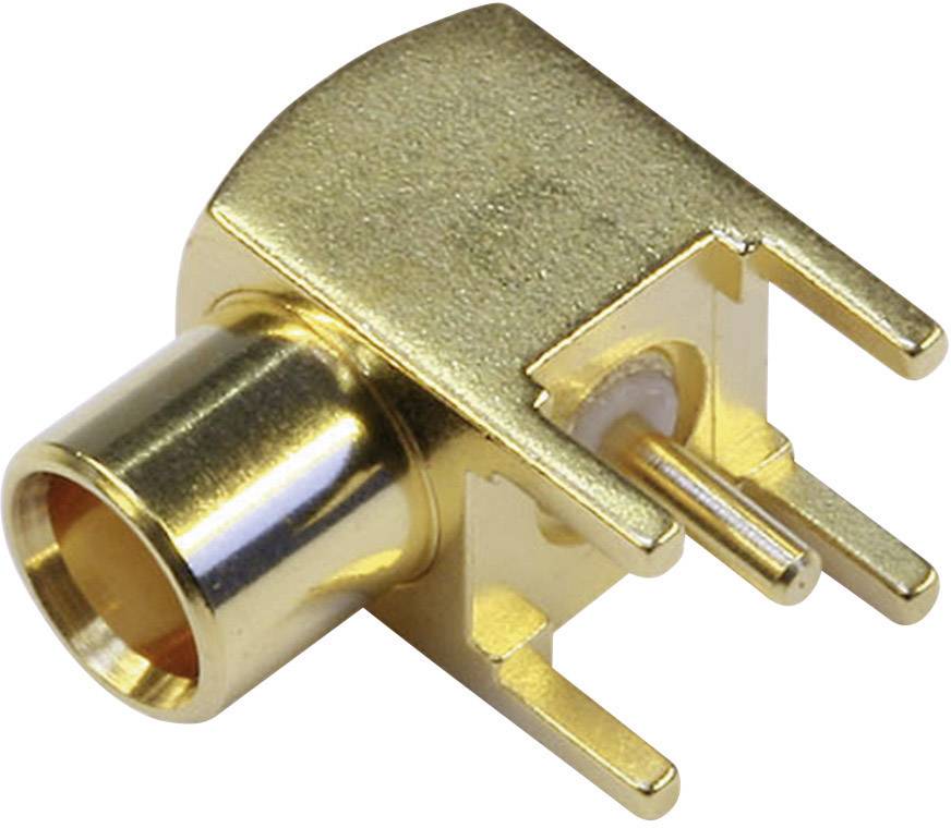 Telegärtner 100025001 100025001 MCX-Steckverbinder Buchse, Einbau vertikal 50Ω 1St.