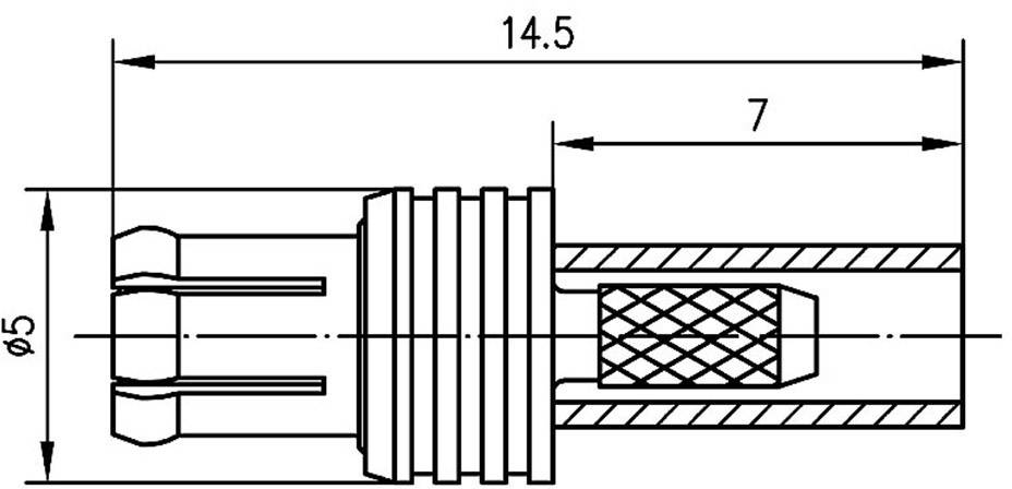 Telegärtner 100024976 100024976 MCX-Steckverbinder Stecker, gerade 50Ω 1St.