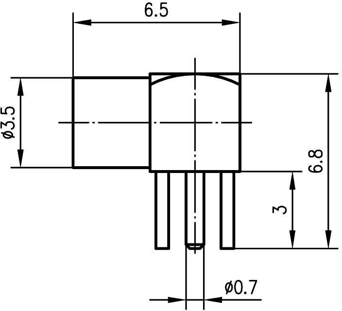 Telegärtner 100025104 100025104 MMCX-Steckverbinder Buchse, Einbau horizontal 50Ω 1St.