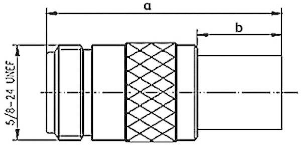 Telegärtner 100024006 100024006 N-Steckverbinder Buchse, gerade 50Ω 1St.