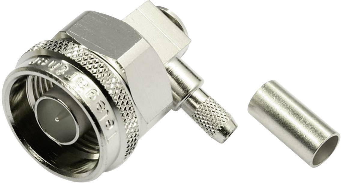 Telegärtner 100023894 100023894 N-Steckverbinder Stecker, gewinkelt 50Ω 1St.