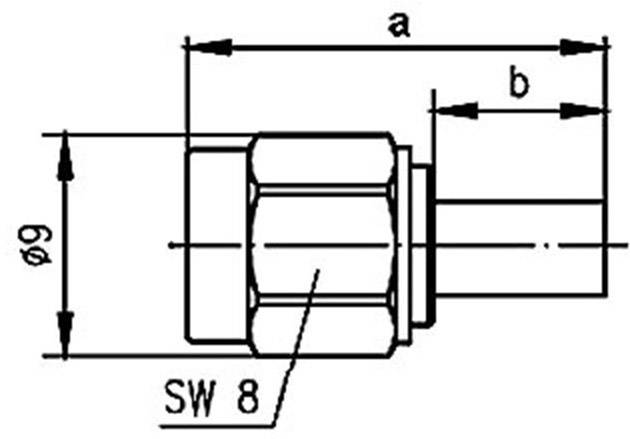 Telegärtner 100024654 100024654 R-SMA-Steckverbinder Stecker, gerade 50 Ω 1 St.