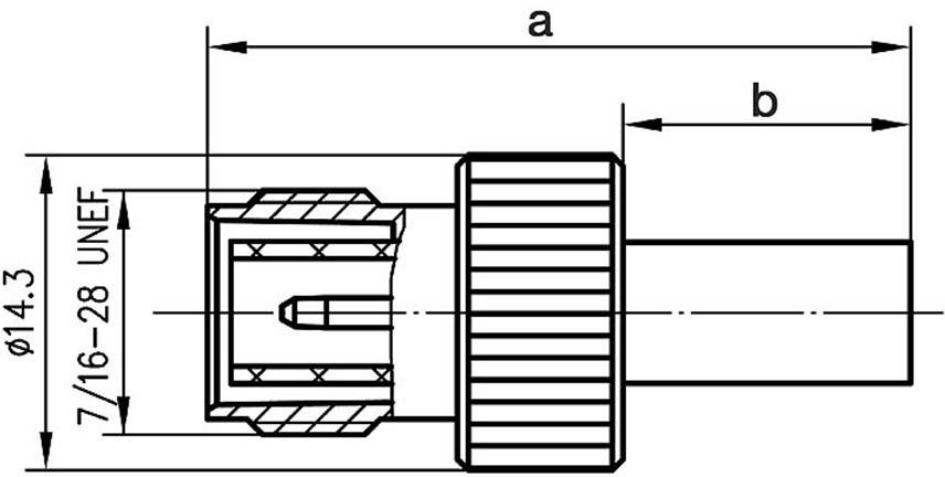 Telegärtner 100023803 100023803 R-TNC-Steckverbinder Stecker, gerade 50Ω 1St.