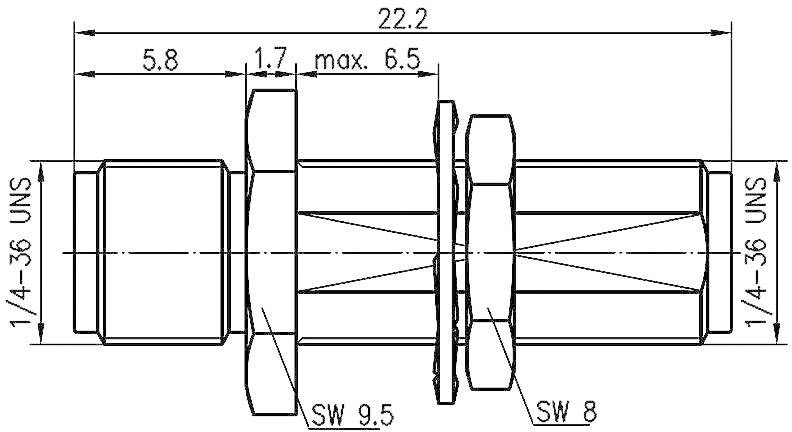 Telegärtner 100024794 100024794 SMBA-Adapter SMA-Buchse - SMA-Buchse 1St.