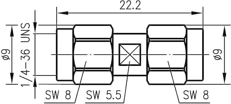 Telegärtner 100024793 100024793 SMBA-Adapter SMA-Stecker - SMA-Stecker 1 St.