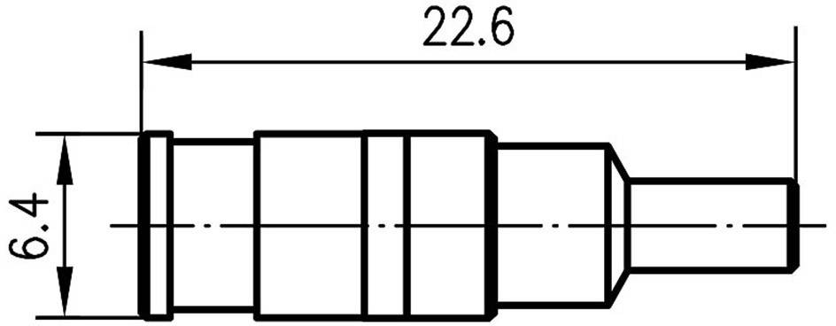 Telegärtner 100024883 100024883 SMB-Steckverbinder Buchse, gerade 50Ω 1St.
