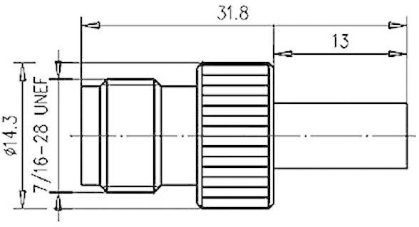Telegärtner 100027542 100027542 TNC-Steckverbinder Buchse, gerade 50 Ω 1 St.