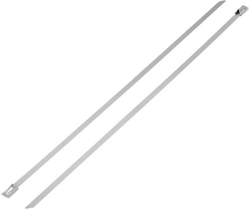TRU Components 1592777 TC-BST-152203 Kabelbinder 152 mm 4.60 mm Silber