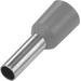 TRU Components 1091282 Aderendhülse 4mm² Teilisoliert Grau 100St.