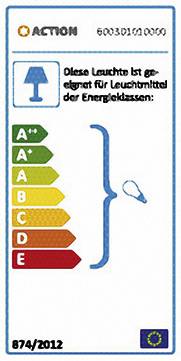 ACTION Futura 600301010000 Pendelleuchte LED E27 60W Chrom
