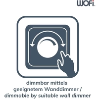 WOFI Ava 7270.04.64.0000 LED-Pendelleuchte LED LED fest eingebaut 19.2W Nickel (matt) WOFI Ava 7270.04.64.0000 LED-Pendelleuchte LED LED fest eingebaut 19.2W Nickel (matt)