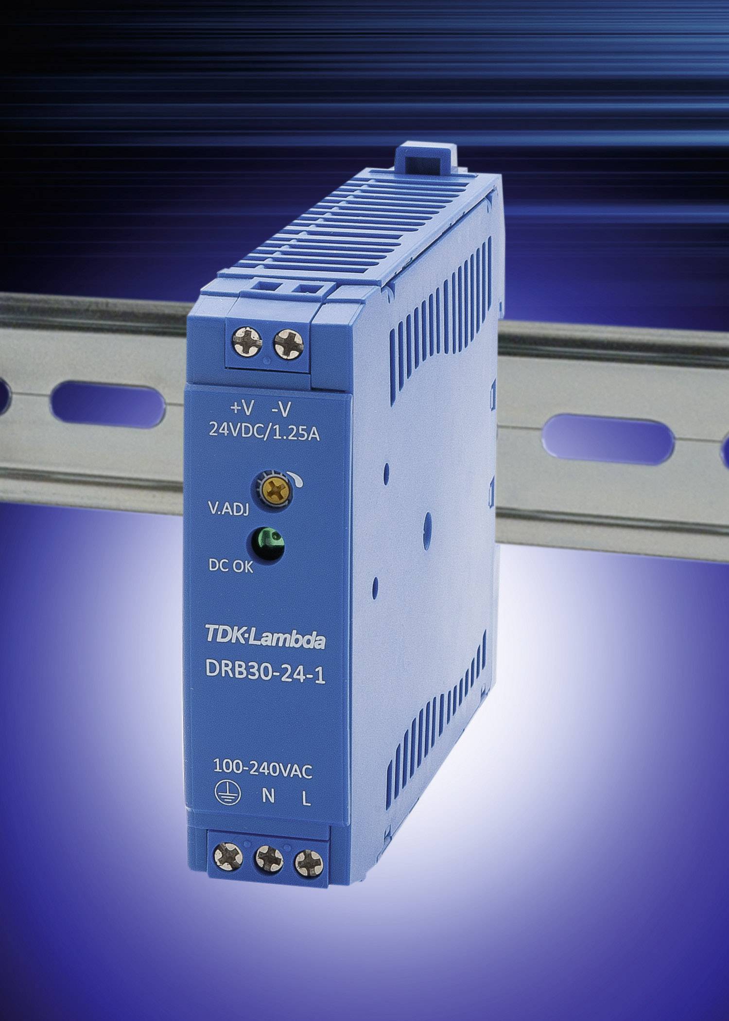 TDK-Lambda DRB30-12-1 Hutschienen-Netzteil (DIN-Rail) 12 V/DC 2.5A 30W Anzahl Ausgänge:1 x Inhalt 1St.