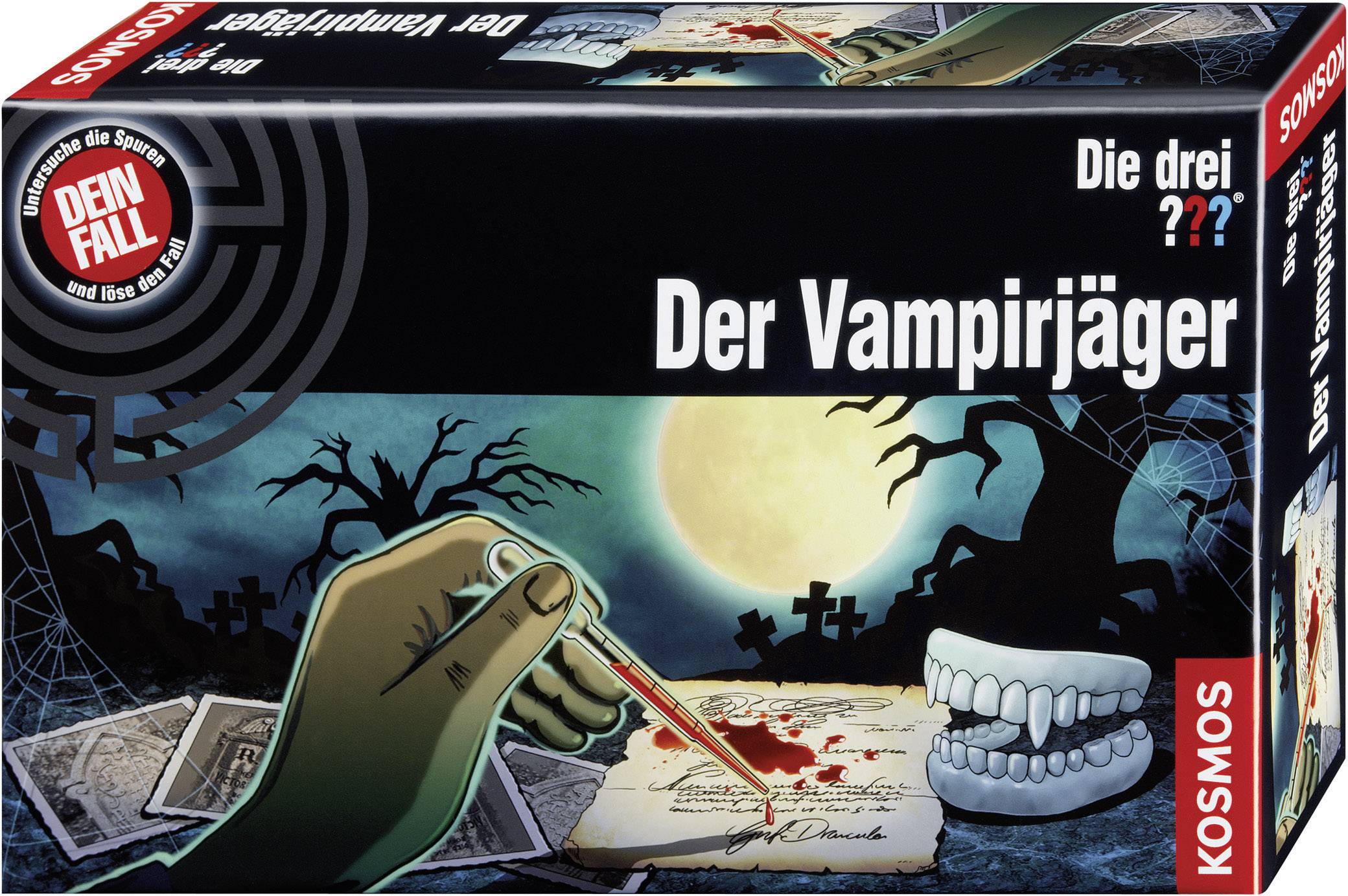 Kosmos 631680 Die drei ??? - Der Vampirjäger Detektiv & Zauberkästen Experimentierkasten ab 8 Jahre