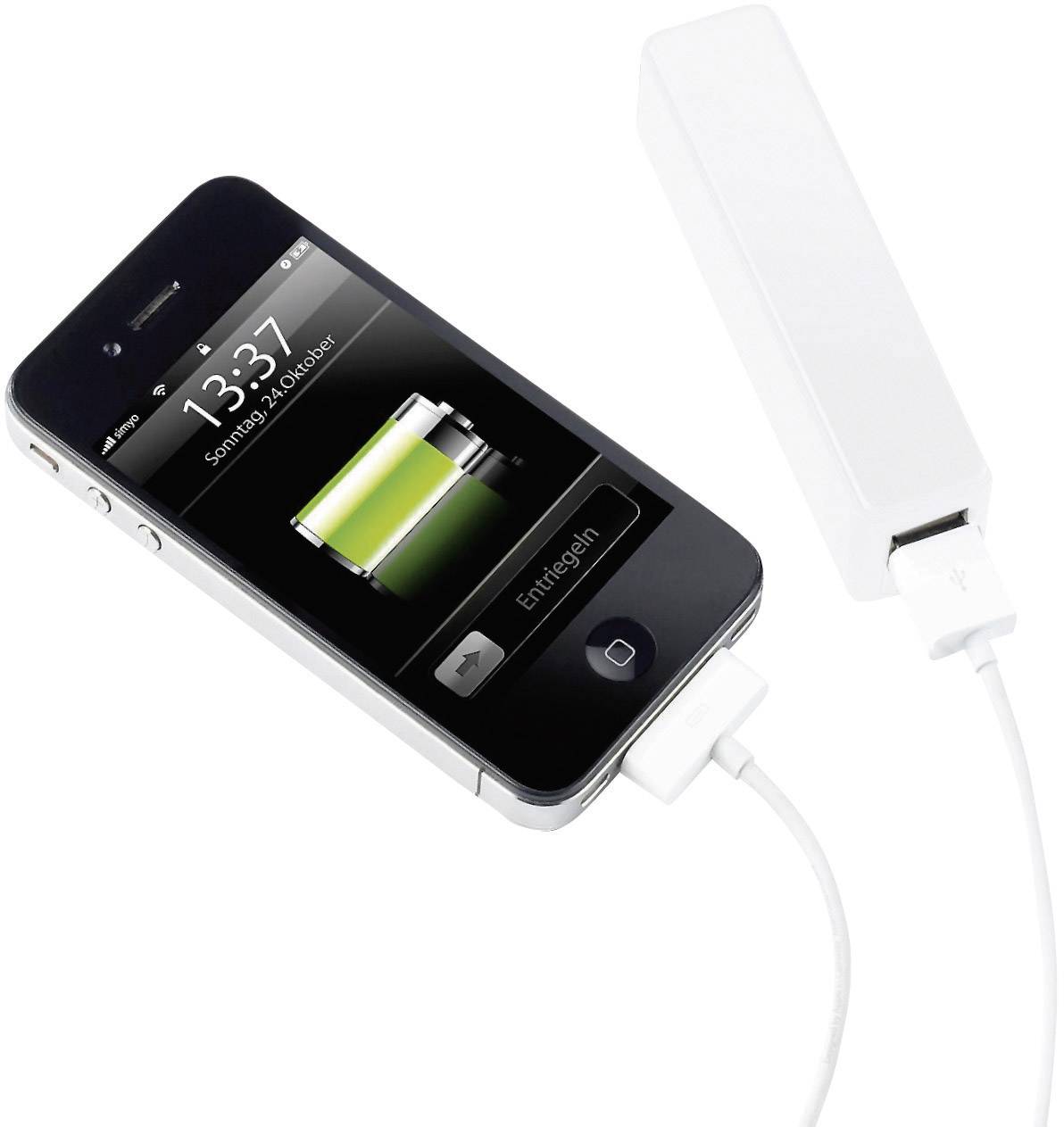 Xlyne Ladegerät PowerBank 92007 2.600mAh weiß