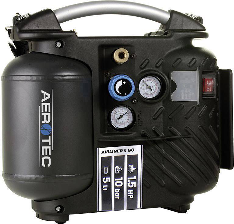 Aerotec Druckluft-Kompressor Airliner 5 Go 5 l 10 bar