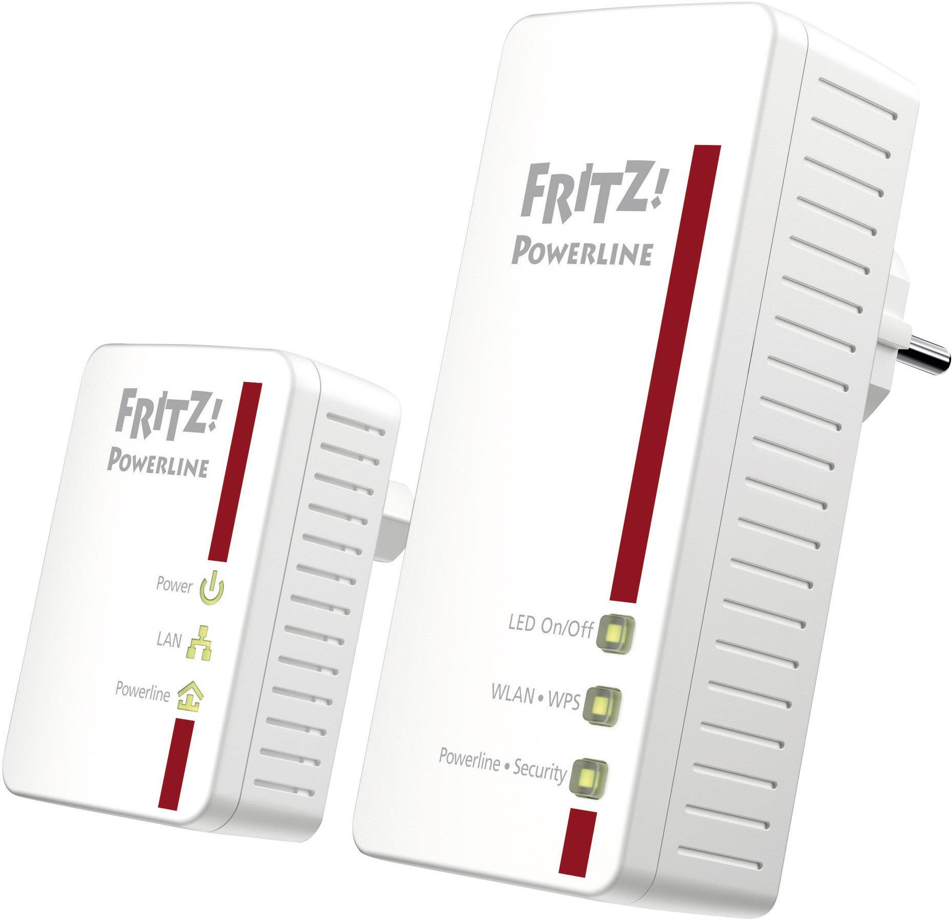 AVM FRITZ!Powerline 540E WLAN Set Powerline WLAN Starter Kit 20002610 500 MBit/s
