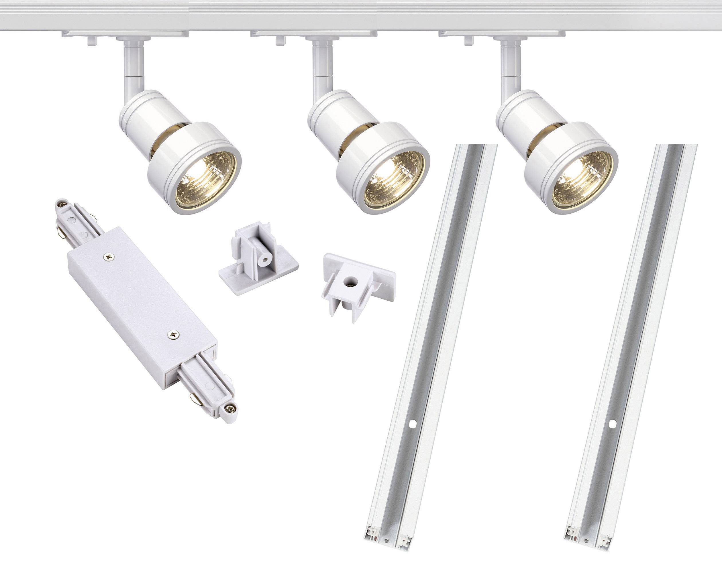 SLV 143191 Schienen-Komplett-System GU10 12.9W LED Weiß