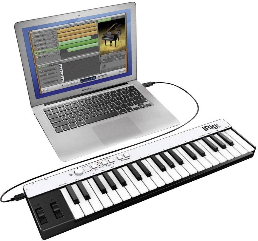 IK Multimedia iRig Keys Pro MIDI-Controller Schwarz