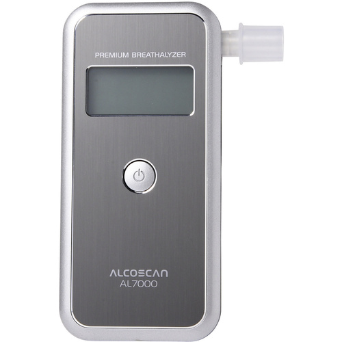 ACE AL7000 Alkoholtester Silber 0 bis 4 ‰ auswechselbarer Sensor, inkl. Display