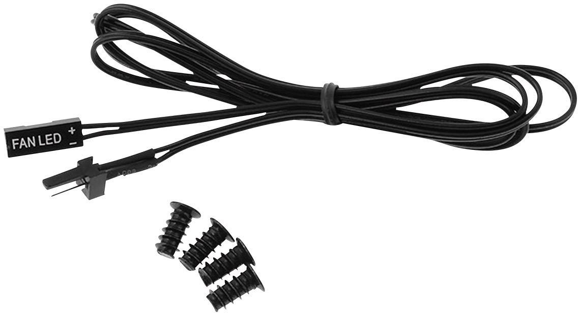 Bitfenix BFF-BLF-12025W-RP PC-Gehäuse-Lüfter Schwarz (B x H x T) 120 x 120 x 25mm