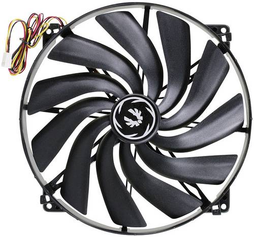 Bitfenix Spectre PC-Gehäuse-Lüfter Schwarz (B x H x T) 200 x 200 x 20mm